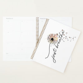 Dandelion Wish Planner Dreamy Sunset Butterflies Planer