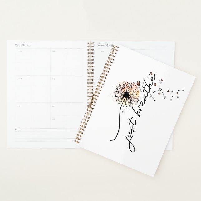 Dandelion Wish Planner Dreamy Sunset Butterflies Planer (Anzeige)