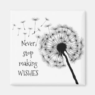 Dandelion wünscht Design Magnet
