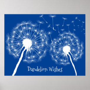 Dandelion wünscht Design Poster