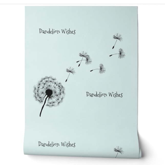 Dandelion wünscht Design Tapete (Abrollen)