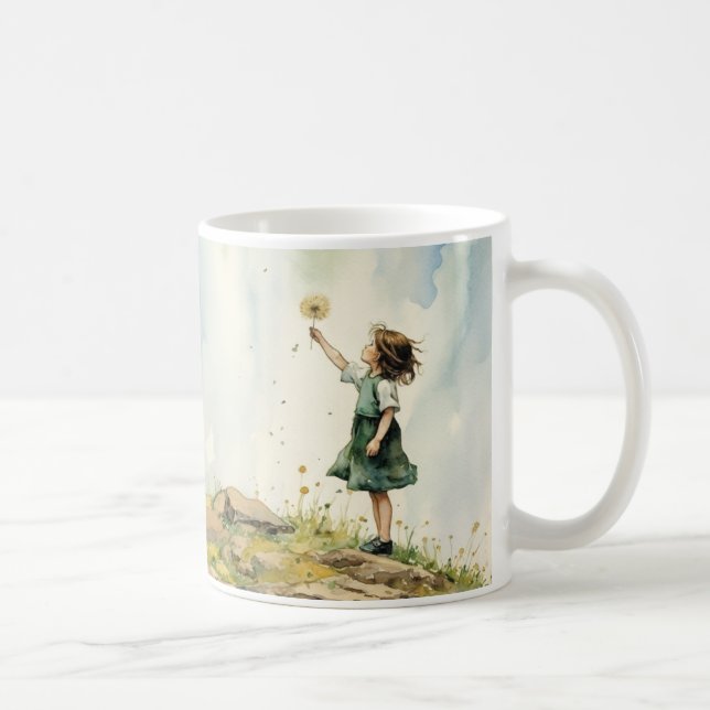 Dandelion wünscht Geschenk für sie Kaffeetasse (Rechts)