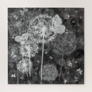 Dandelions Field - Schwarz-weiße Kunstsammlung