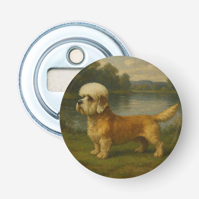 Dandi-Dinmont-Terrier Flaschenöffner (Vorderseite)