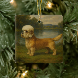 Dandi-Dinmont-Terrier Keramikornament