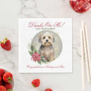 Dandie Dinmont Terrier Dog Wedding Napkins Serviette