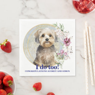 Dandie Dinmont Terrier Dog Wedding Napkins Serviette