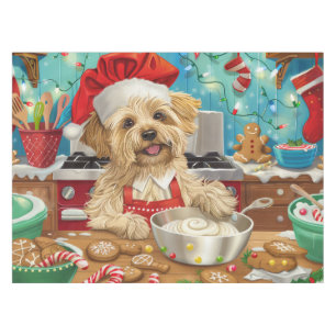Dandie Dinmont Terrier Holiday Baking: Weihnachten Tischdecke