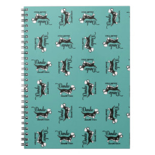 "Dandie Dinmont Terrier"  Notizblock