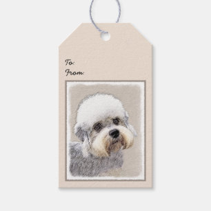 Dandie Dinmont Terrier Painting Original Dog Art Geschenkanhänger