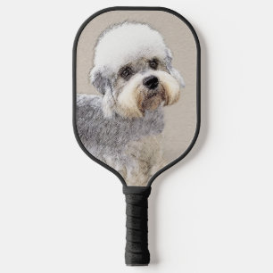 Dandie Dinmont Terrier Painting Original Dog Art Pickleball Schläger