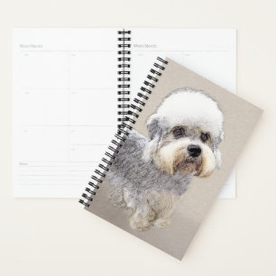 Dandie Dinmont Terrier Painting Original Dog Art Planer
