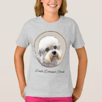Dandie Dinmont Terrier Painting Original Dog Art T