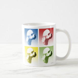 Dandie Dinmont Terrier Pop Art Kaffeetasse