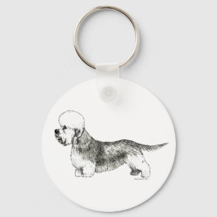 Dandie Dinmont Terrier Schlüsselanhänger