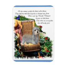 Dandie Dinmont Terrier Summer Garden Art
