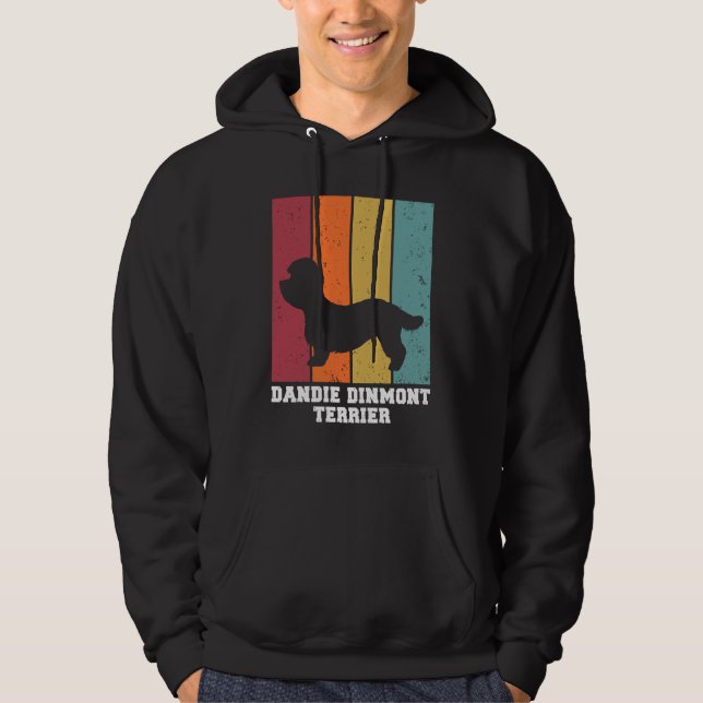 Dandie Dinmont Terrier Vintage  1 Hoodie (Vorderseite)