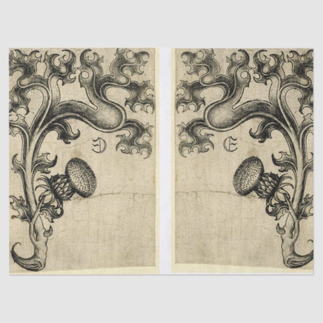 Dandilion Corbel-Kram-Zeitschriften-Element-Blatt Seidenpapier (Vorderseite)