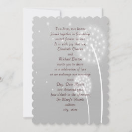 Dandilion Puffs, grau, stilvoll, Einladung zur Hoc