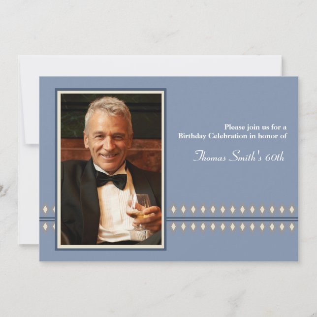 Dandy Diamonds - Photo Invitation à la fête d'anni (Devant)