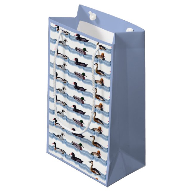 Dandy Ducks Gift Bag Kleine Geschenktüte (Vorderseite Schrägansicht)