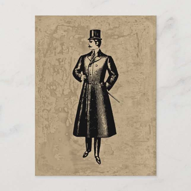 Dandy Gent Postkarte (Vorderseite)