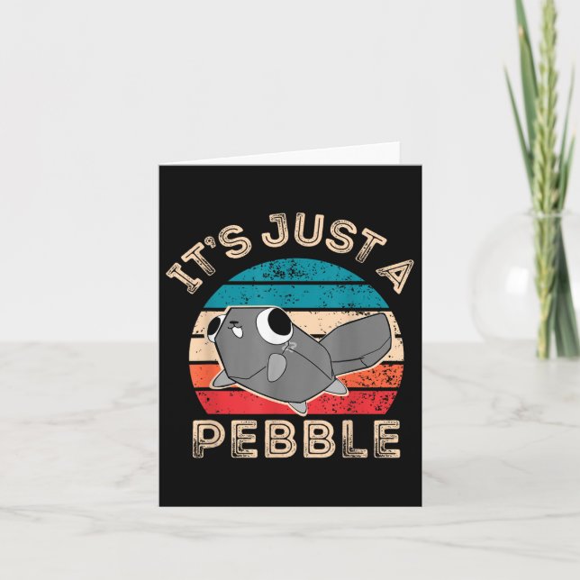 Dandys World Pebble _ Es ist nur ein Kiesel Kinder Karte (Vorderseite)