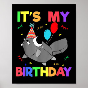 Dandys World Pebble Geburtstagsdekoration für Kind Poster