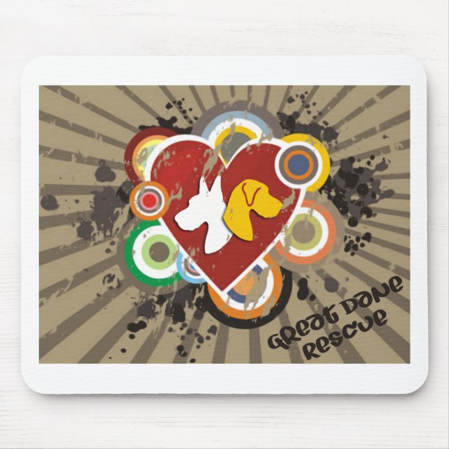 Däne-Liebe Mousepad (Vorne)