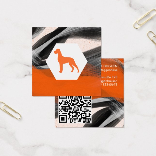 Dane moderne abstrait Orange  (Bureau)