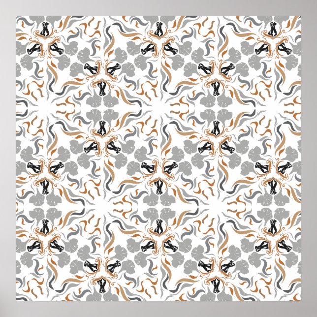 Dane Pattern Poster (Vorne)