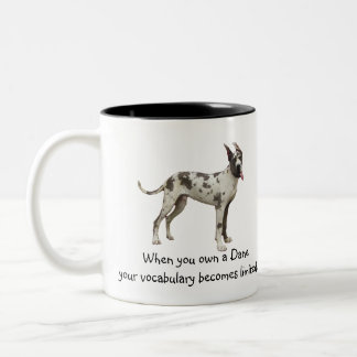Däne-Vokabular Zweifarbige Tasse