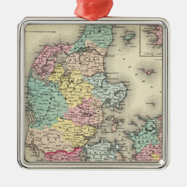 Dänemark 11 silbernes ornament (Vorne)