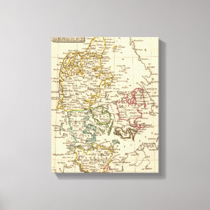 Dänemark 13 leinwanddruck