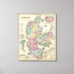 Dänemark 3 leinwanddruck