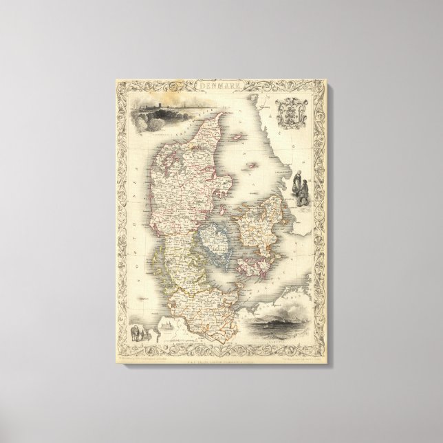 Dänemark 4 leinwanddruck (Vorderseite)