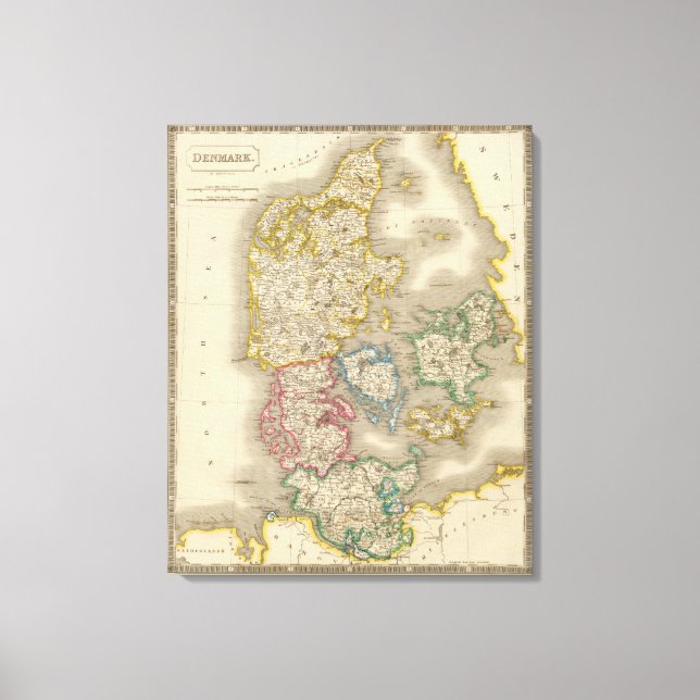 Dänemark 8 leinwanddruck (Vorderseite)