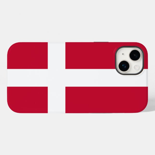 Dänemark Case-Mate iPhone 14 Plus Hülle (Rückseite (Horizontal))