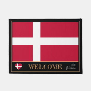 Dänemark & Dänemark Flag house mattes/sports Wel Fußmatte