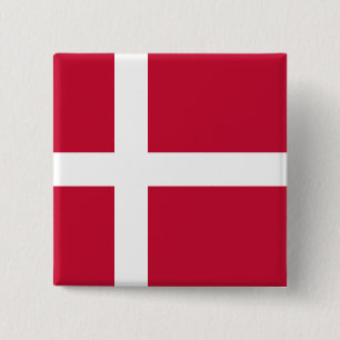 Dänemark (dänische Flagge) Button