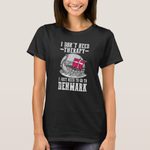 Dänemark Dänische Flagge T-Shirt