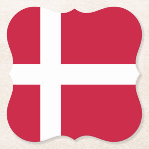 Dänemark (dänische Flagge) Untersetzer