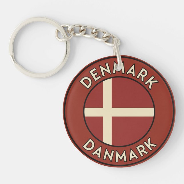 Dänemark Danmark  Schlüsselanhänger (Vorderseite)