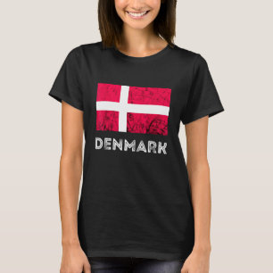 Dänemark Dannebrog Dänische Flagge Dansk Roots Dän T-Shirt