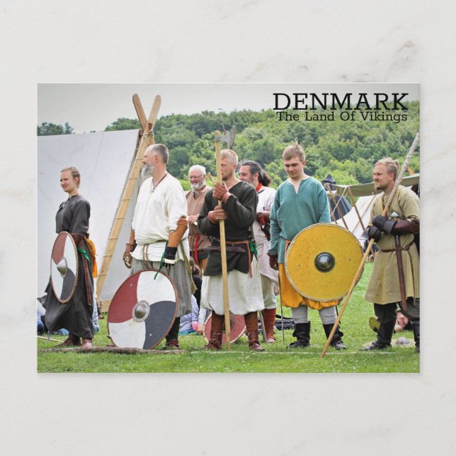 Dänemark, das Land der Wikinger Postkarte! Postkarte (Vorderseite)