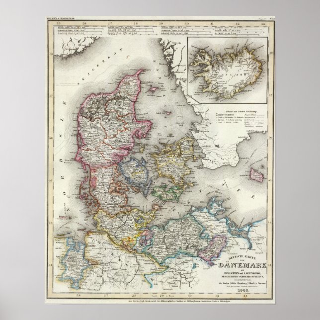 Dänemark, Deutschland 2 Poster (Vorne)