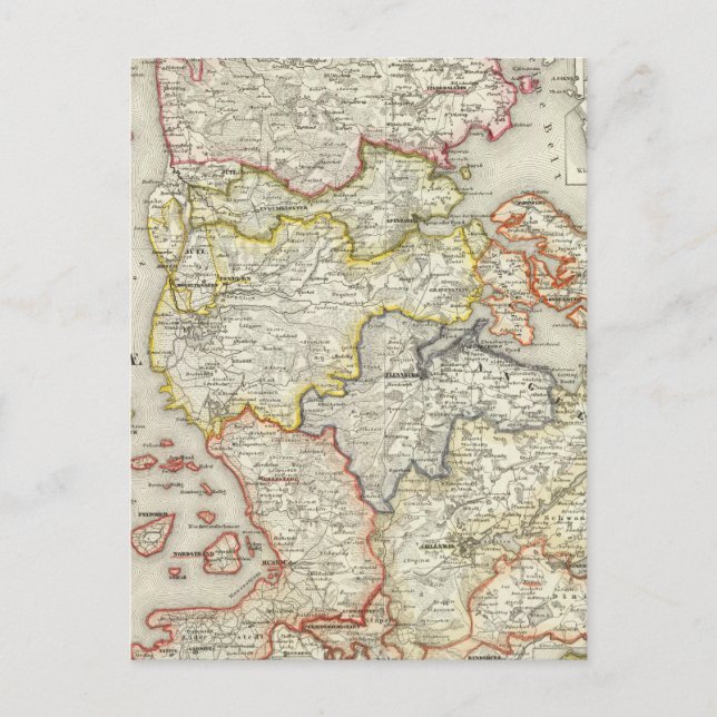 Dänemark, Deutschland 2 Postkarte (Vorderseite)