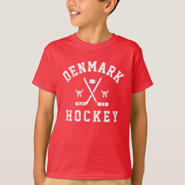 Dänemark Eishockey-T - Shirt (Vorderseite)
