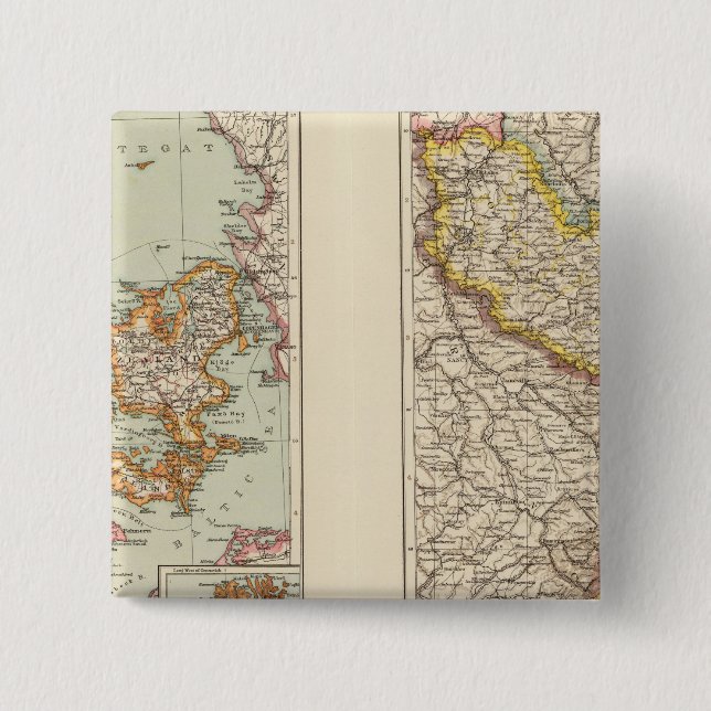 Dänemark, Elsass Lothringen, Pfalz Button (Vorderseite)