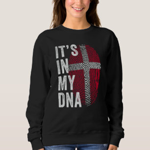 Dänemark Es steckt in meiner DNA Süße dänische Fin Sweatshirt